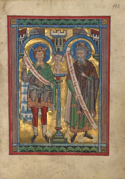 David og Joel av Unknown artist
