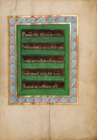 Dekorert Incipit-side av Unknown artist