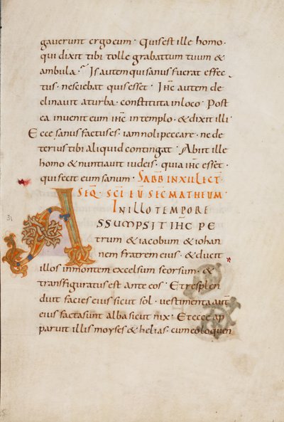 Dekorert initial A av Unknown artist