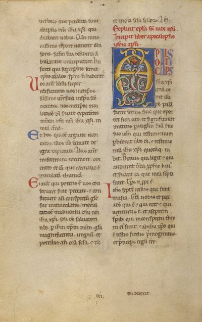 Dekorert initial A av Unknown artist