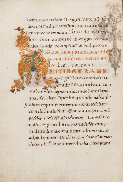 Dekorert initial A av Unknown artist
