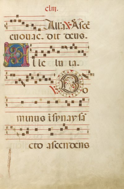 Dekorert initial A; Dekorert initial D av Unknown artist