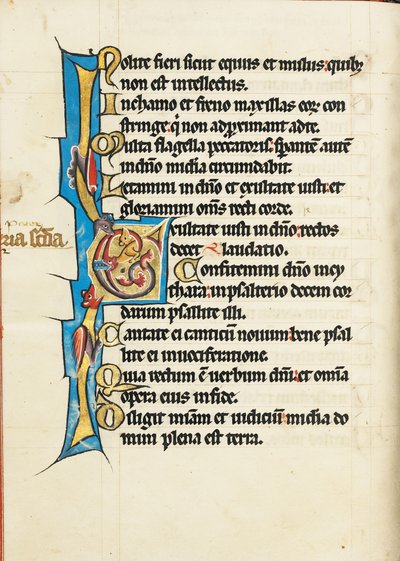 Dekorert initial E av Unknown artist