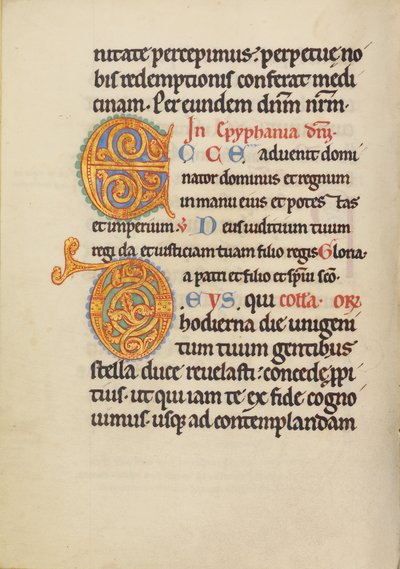 Dekorert initial E; Dekorert initial D av Unknown artist