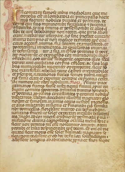 Dekorert initial I av Unknown artist