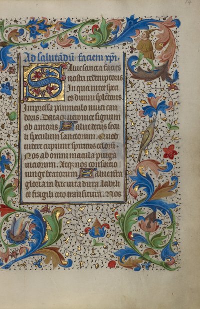 Dekorert initial S av Unknown artist