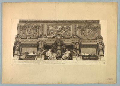 Dekorasjoner av Lebrun og Mignard på slottet i Versailles av Unknown artist