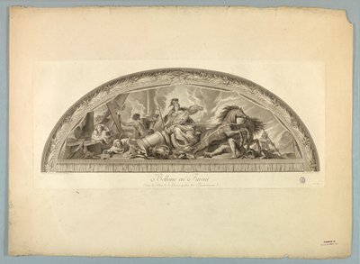 Dekorasjoner av Lebrun og Mignard på slottet i Versailles av Unknown artist