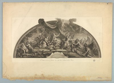 Dekorasjoner av Lebrun og Mignard på slottet i Versailles av Unknown artist