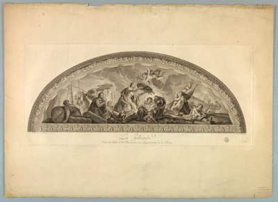 Dekorasjoner av Lebrun og Mignard på slottet i Versailles av Unknown artist