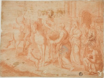Tobias#39; avreise av Unknown artist