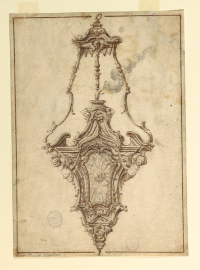 Design for et røkelsekar av Unknown artist