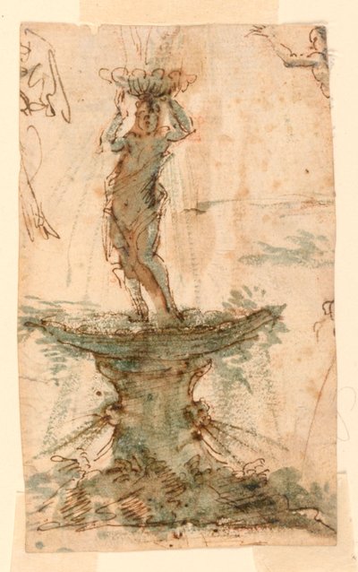 Design for en fontene av Unknown artist