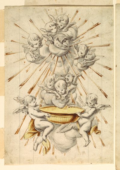 Design for en helvannstut av Unknown artist