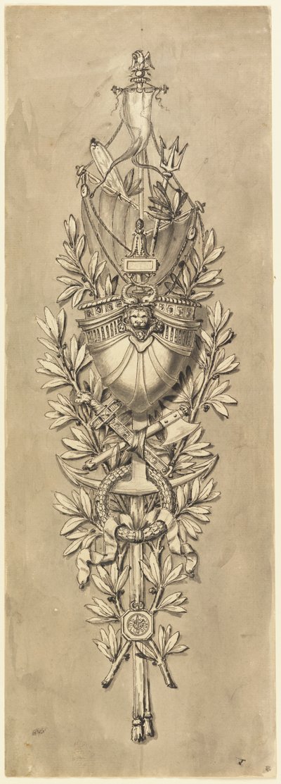 Design for et Marine Trophy av Unknown artist