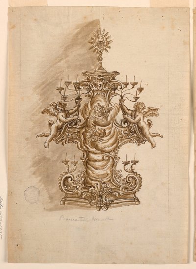 Design for en Monstrans av Unknown artist