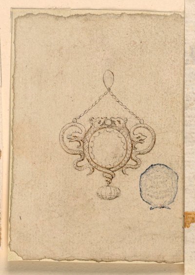 Design for et anheng av Unknown artist