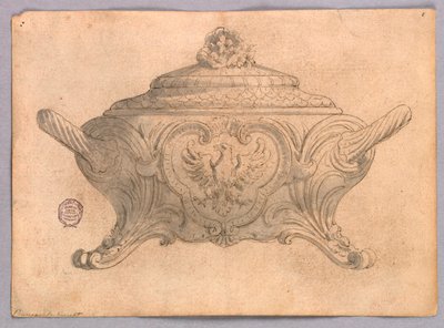 Design for en terrin av Unknown artist