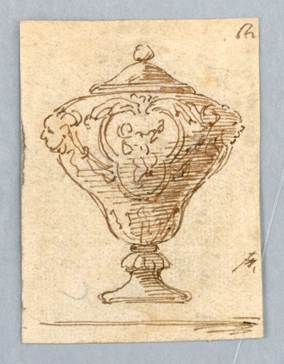 Design for en vase av Unknown artist