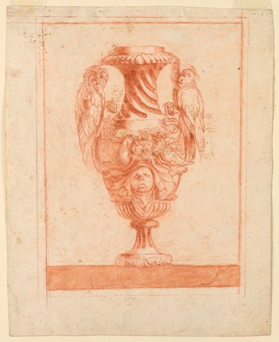 Design for en vase av Unknown artist