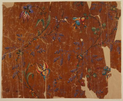 Design for et vevd stoff av Unknown artist