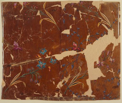Design for et vevd stoff, fragment av Unknown artist
