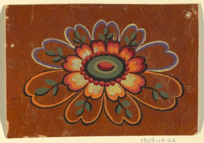 Design for et vevd motiv av Unknown artist