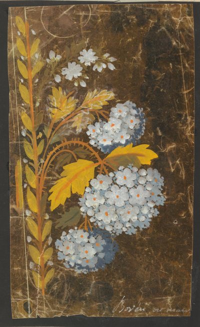 Design for en brodert kant av Unknown artist