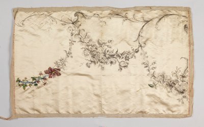 Design for broderi av Unknown artist