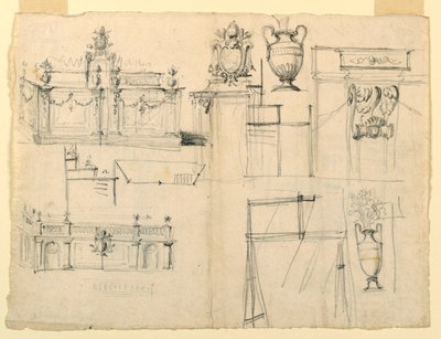 Design for vaser og arkitektur av Unknown artist