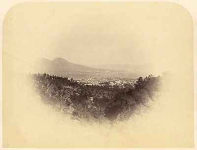 [Fjern utsikt over Napoli] av Unknown artist