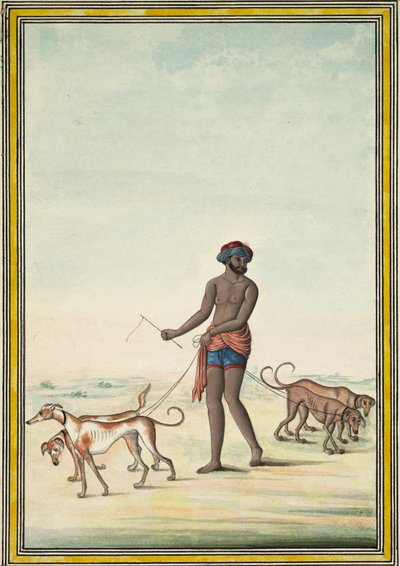 Hundepasser av Unknown artist