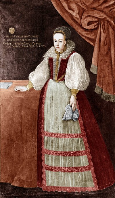 Elizabeth Bathory (olje på lerret) av Unknown artist