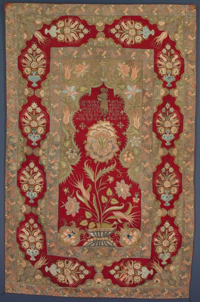 Brodert armensk liturgisk gardin av Unknown artist