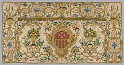 Brodert forside av et alter av Unknown artist