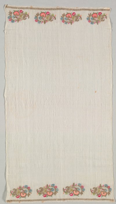 Brodert håndkle (Peshkir) av Unknown artist