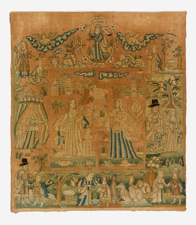 Brodert bilderamme av Unknown artist
