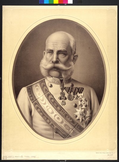 Østerrikes keiser Franz Josef I av Unknown artist