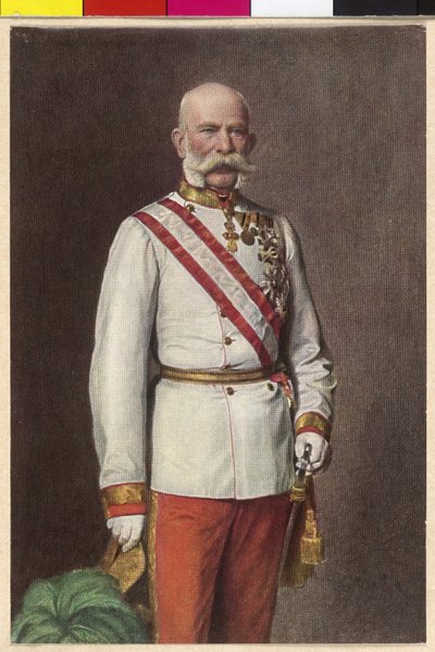 Østerrikes keiser Franz Josef I av Unknown artist