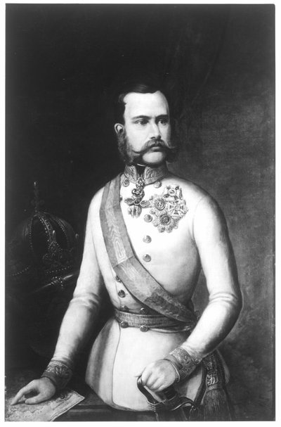 Østerrikes keiser Franz Josef I av Unknown artist