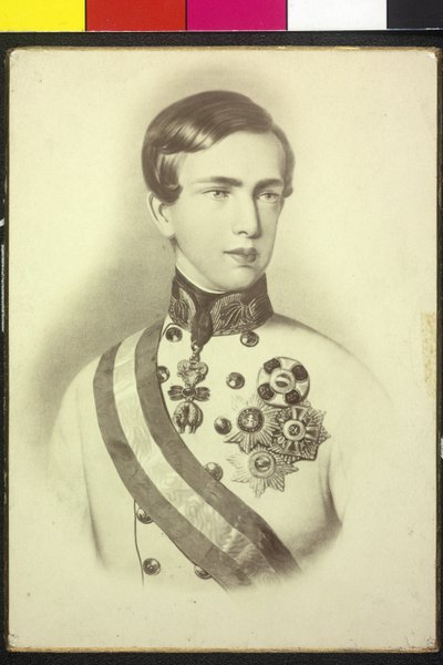 Østerrikes keiser Franz Josef I av Unknown artist