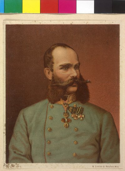 Østerrikes keiser Franz Josef I av Unknown artist