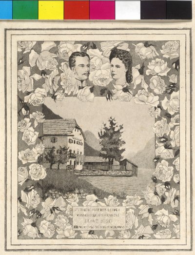 Østerrikes keiser og Elisabeth Franz Joseph I av Unknown artist