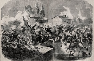 Episode i Battle of Palestro, 31. mai av Unknown artist