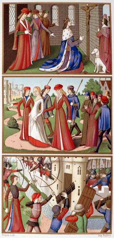 Episoder av historien til Charles VII og Jeanne d