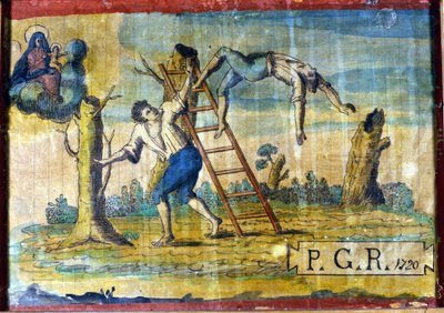 Fall av et tre. av Unknown artist