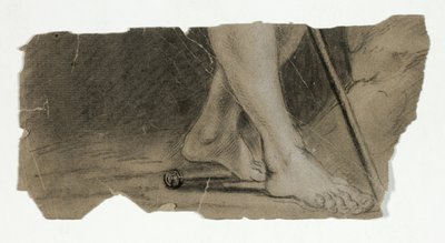 Døperen Johannes#39; føtter (fragment) av Unknown artist