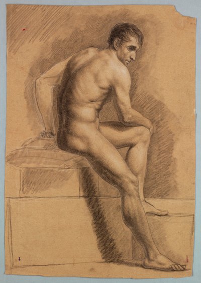 Figurstudie av Unknown artist