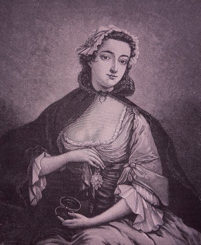 Flora Macdonald, hengiven Jacobite som hjalp Bonnie Prince Charlie å rømme av Unknown artist