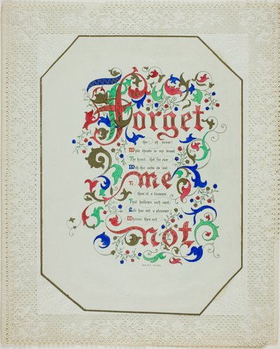 Glem meg ikke (valentinsdag) av Unknown artist
